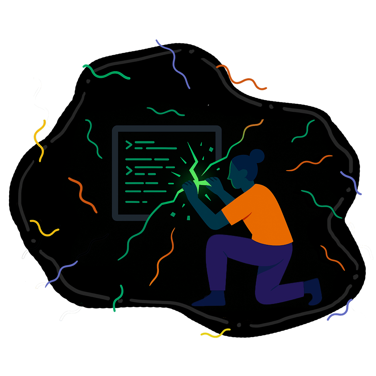 Crack the Claude Code artwork